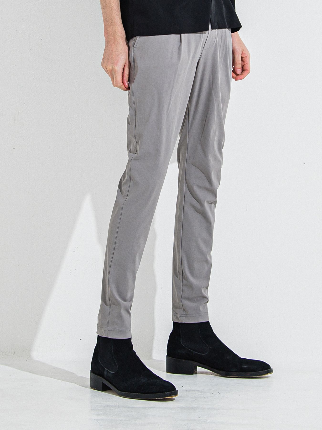 CHRIS EASY TUCK PANTS / クリスイージータックパンツ / グレー