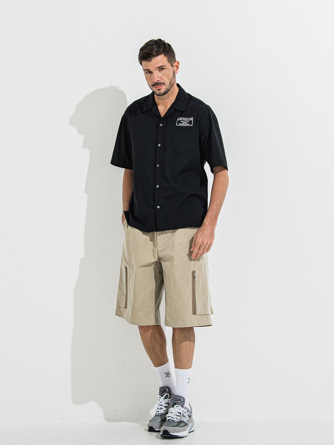 【予約品 】DAVID CARGO HALF PANTS / デヴィッドカーゴハーフパンツ / ヴィンテージベージュ