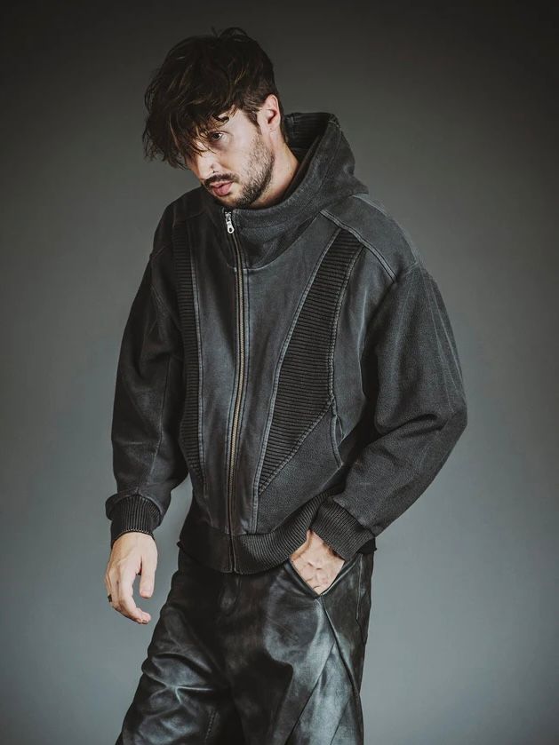 チェンジングニットフーデッドブルゾン 857010-360B / グレー【NO ID.】