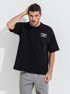 CREW OVER TEE /  クルーオーバーサイズTシャツ / ブラック