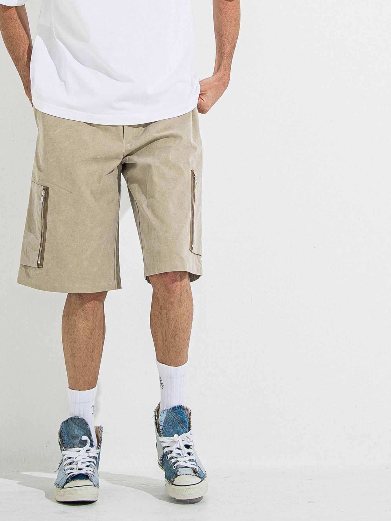 【予約品 】DAVID CARGO HALF PANTS / デヴィッドカーゴハーフパンツ / ヴィンテージベージュ