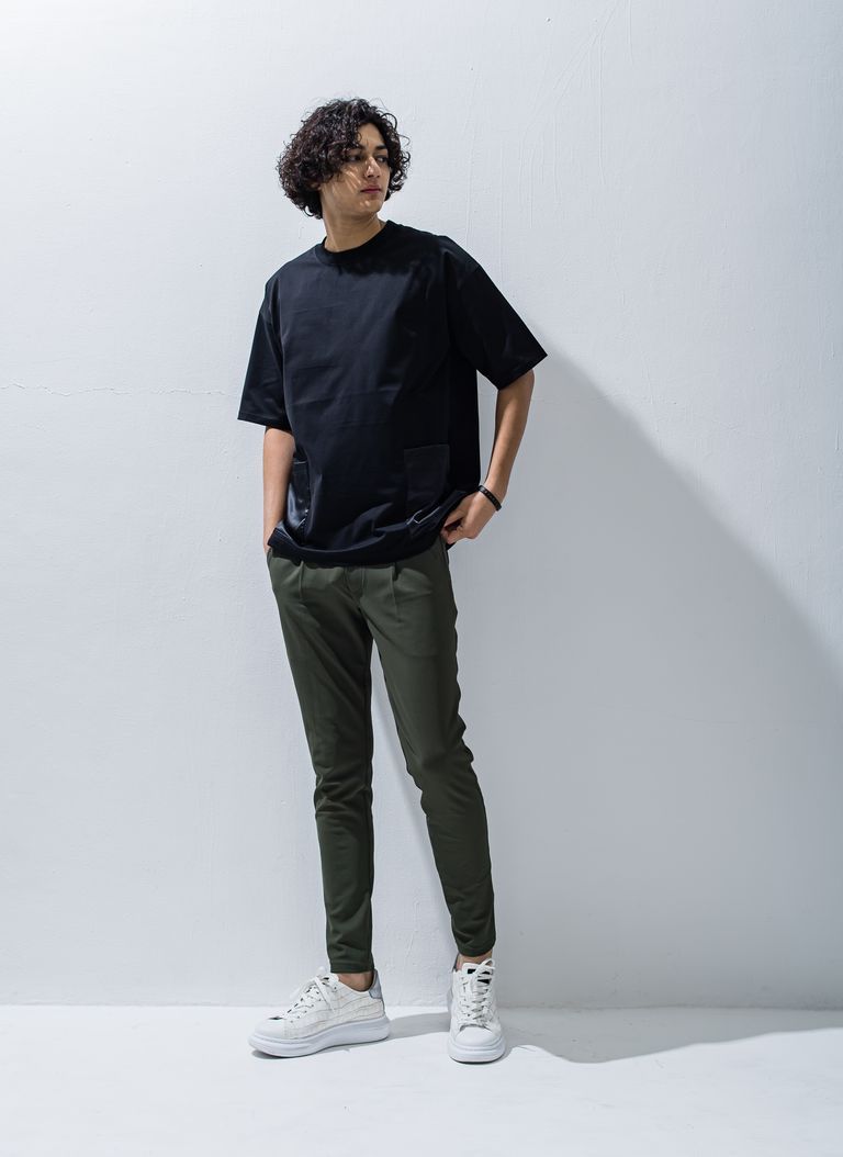 《予約》 SIDE POCKET TEE / サイドポケットTシャツ / ブラック 【RESOUND CLOTHING】 6月中旬以降入荷予定