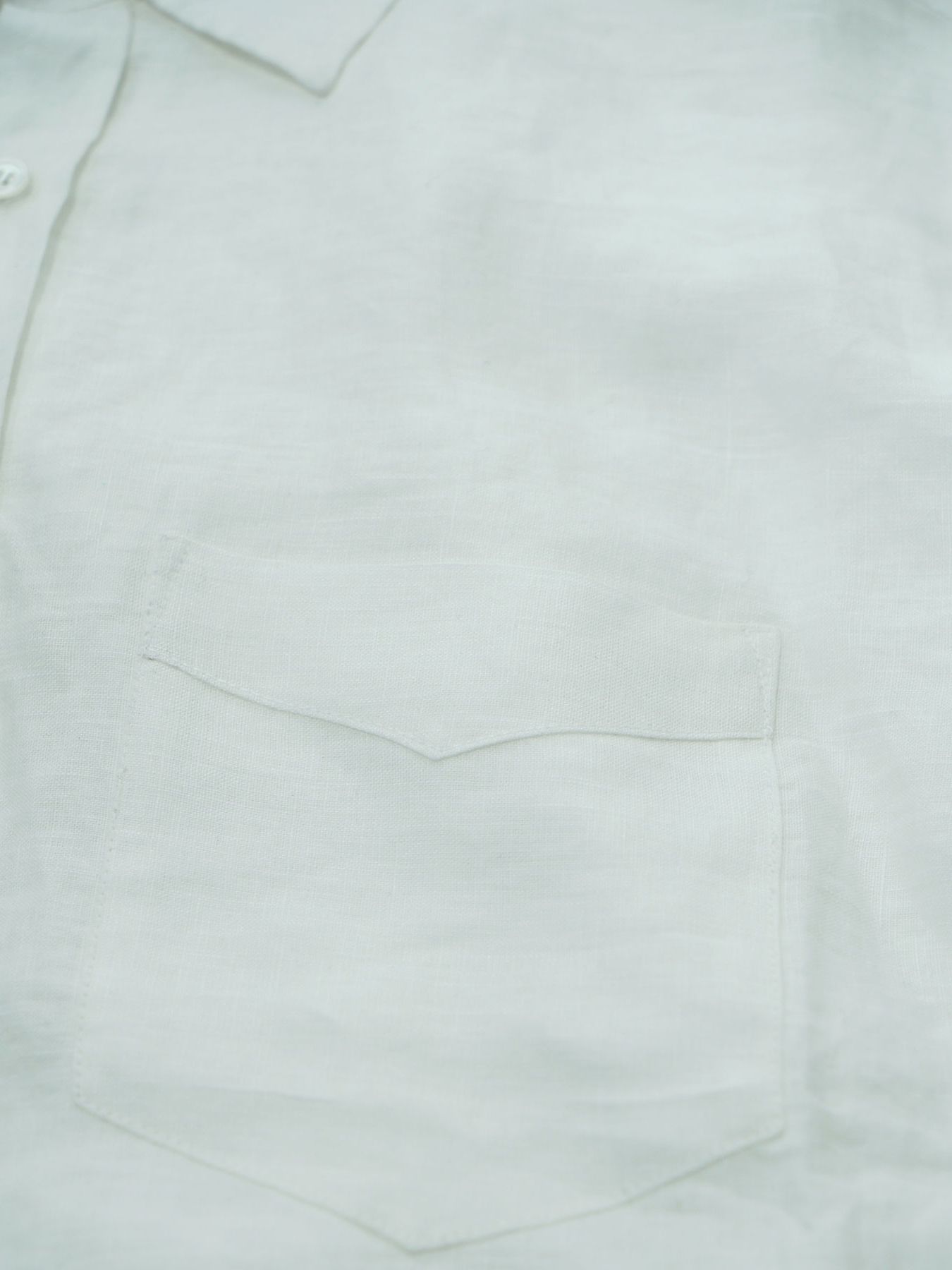 【予約品 2月1日(日) 締切】GATHERLINEN SHIRTS / リネンシャツ / ホワイト