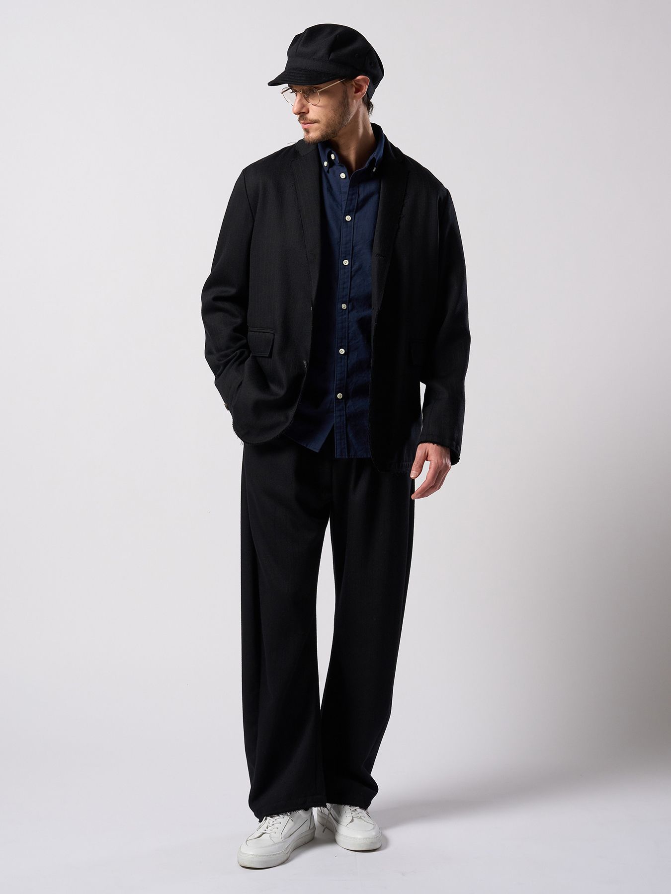 【予約品 4月19日(日) 18時締切】classic B.D shirt / クラシック ボタンダウンシャツ / ネイビー