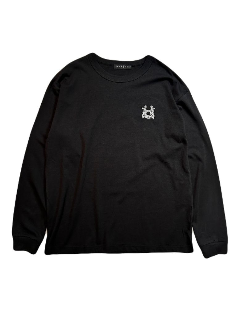 HORSE SHOE EMB L/S T / Tシャツ / ブラック
