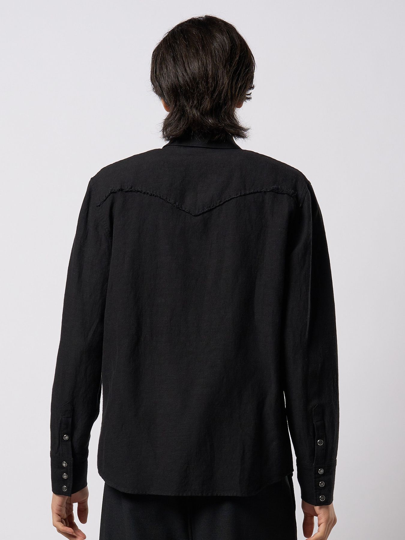 【予約品 9月23日(火) 締切】western shirt / ウエスタンシャツ / ブラック