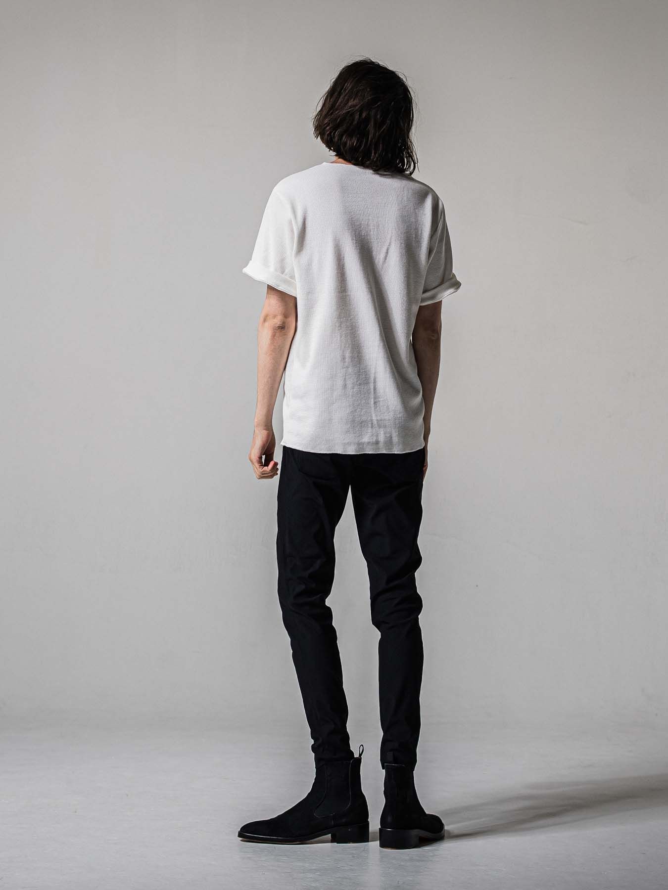 【予約品 11月16日(日) 締切】CHRIS EASY TUCK PANTS / スラックス イージーパンツ / ブラック
