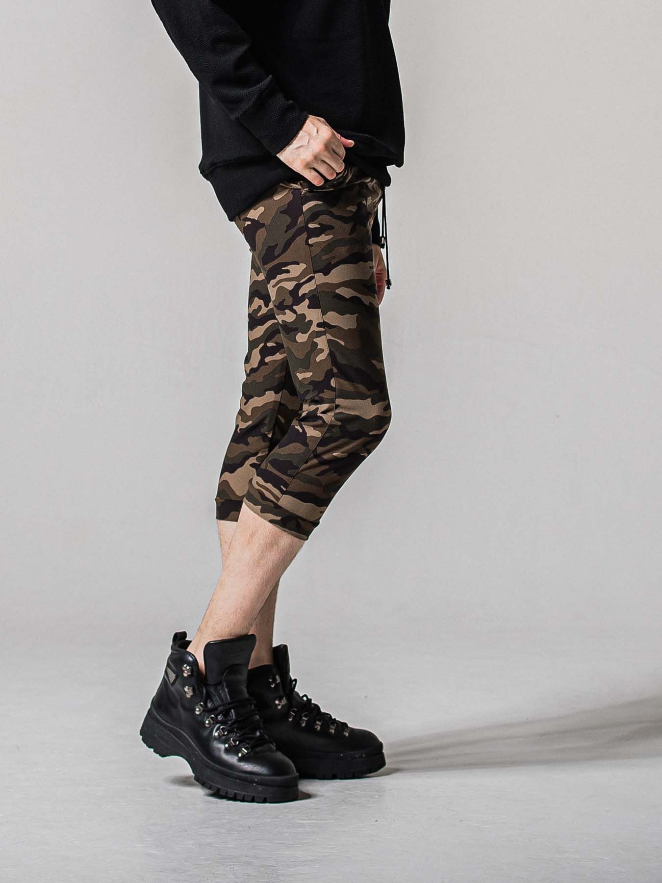 【予約品 11月16日(日) 締切】RE CROPPED PT / ナイロン イージークロップドパンツ / カモカーキ