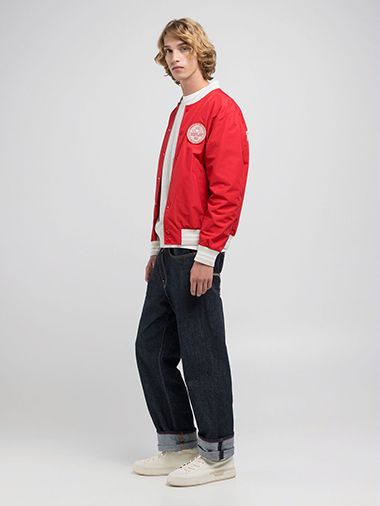 バーシティジャケット インペリアルRED REPLAY