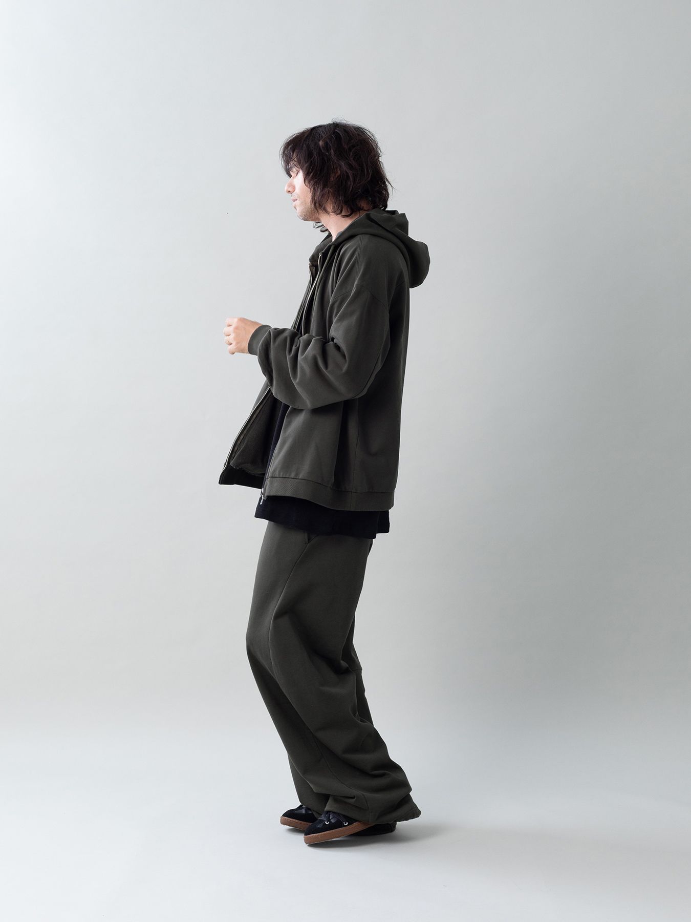 【予約品 5月6日(水) 締切】3D-SWEATPANTS / 3Dスウェットパンツ / チャコール