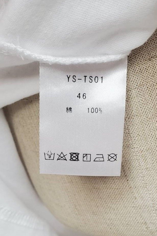 "SUGIZO×清春” Special Session Hem Step Big Tee / WHITE 【FIFTY FIFTY ys Yuji SUGENO】