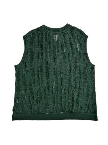 《予約品8月31日 23時55分締め》 KNIT VEST / ベスト / グリーン 【roarguns 】 2024年2月入荷予定
