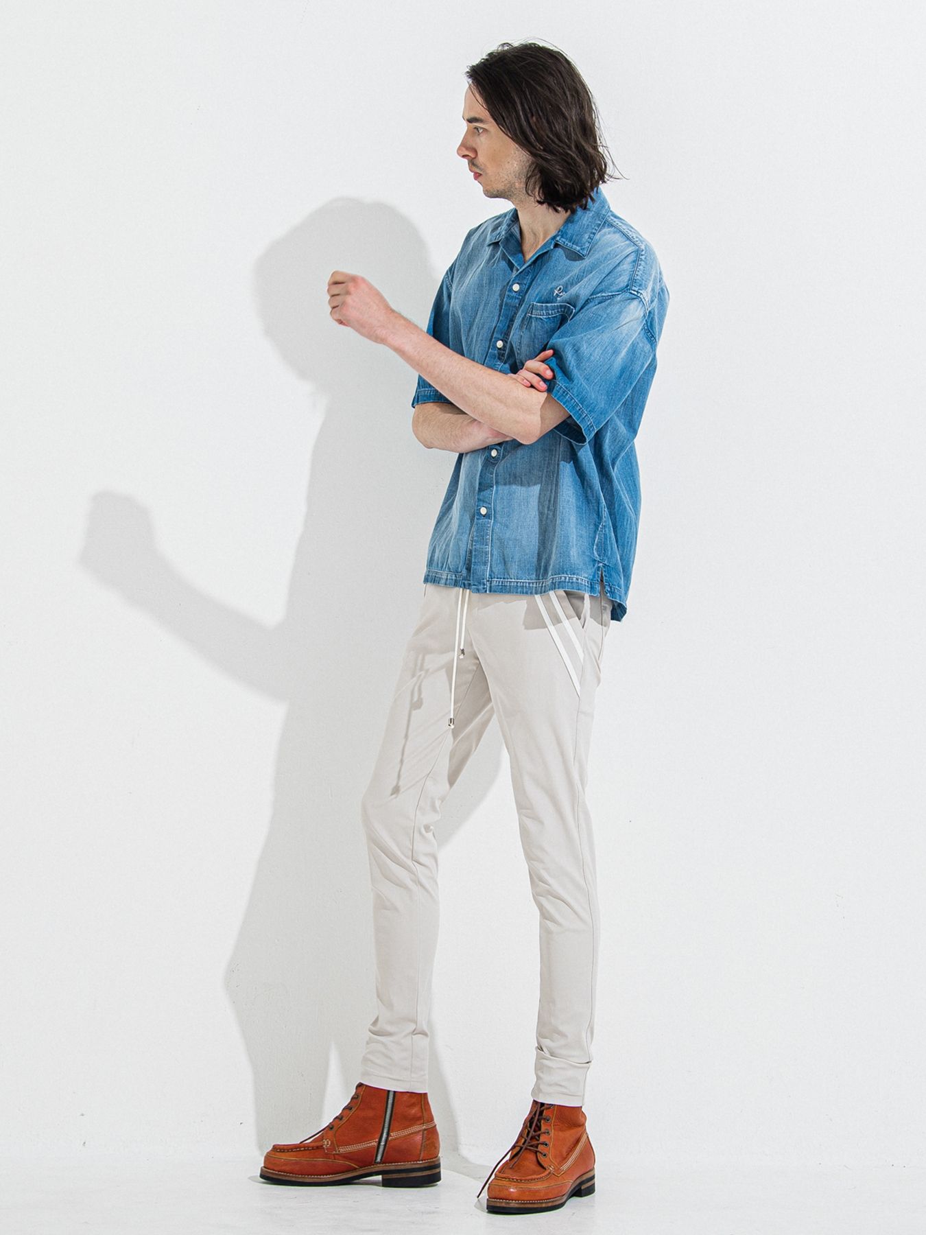 【予約品 】EDGE NYLON PT / エッジナイロンパンツ / グレージュ