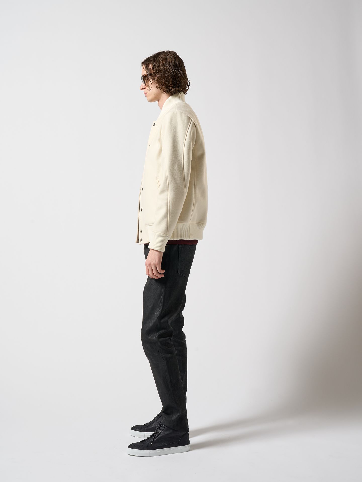 【予約品】 stadium jumper / スタジャン / ホワイト