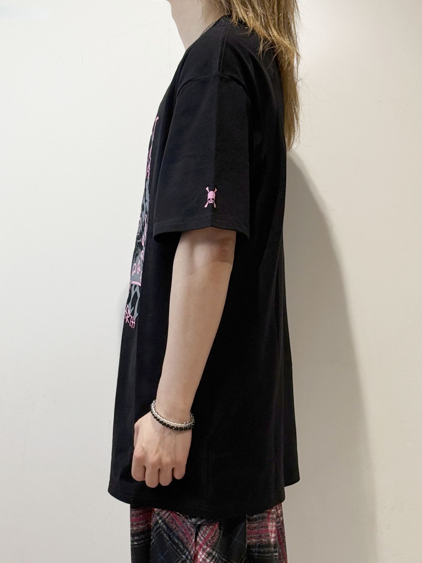 WILD HEART GRAPHIC T / 半袖Tシャツ / ブラック【Roen】