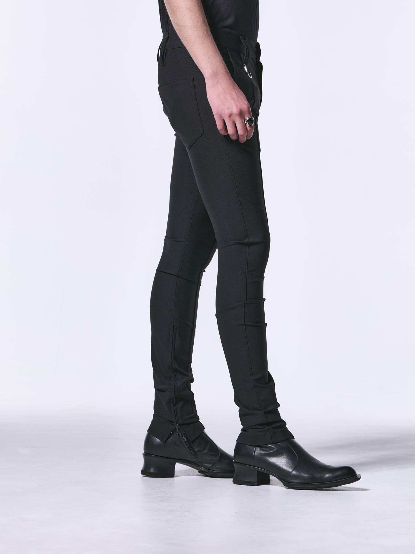 《予約品》 InsideZippSkinnySlacks / ジップスキニーパンツ / ブラック