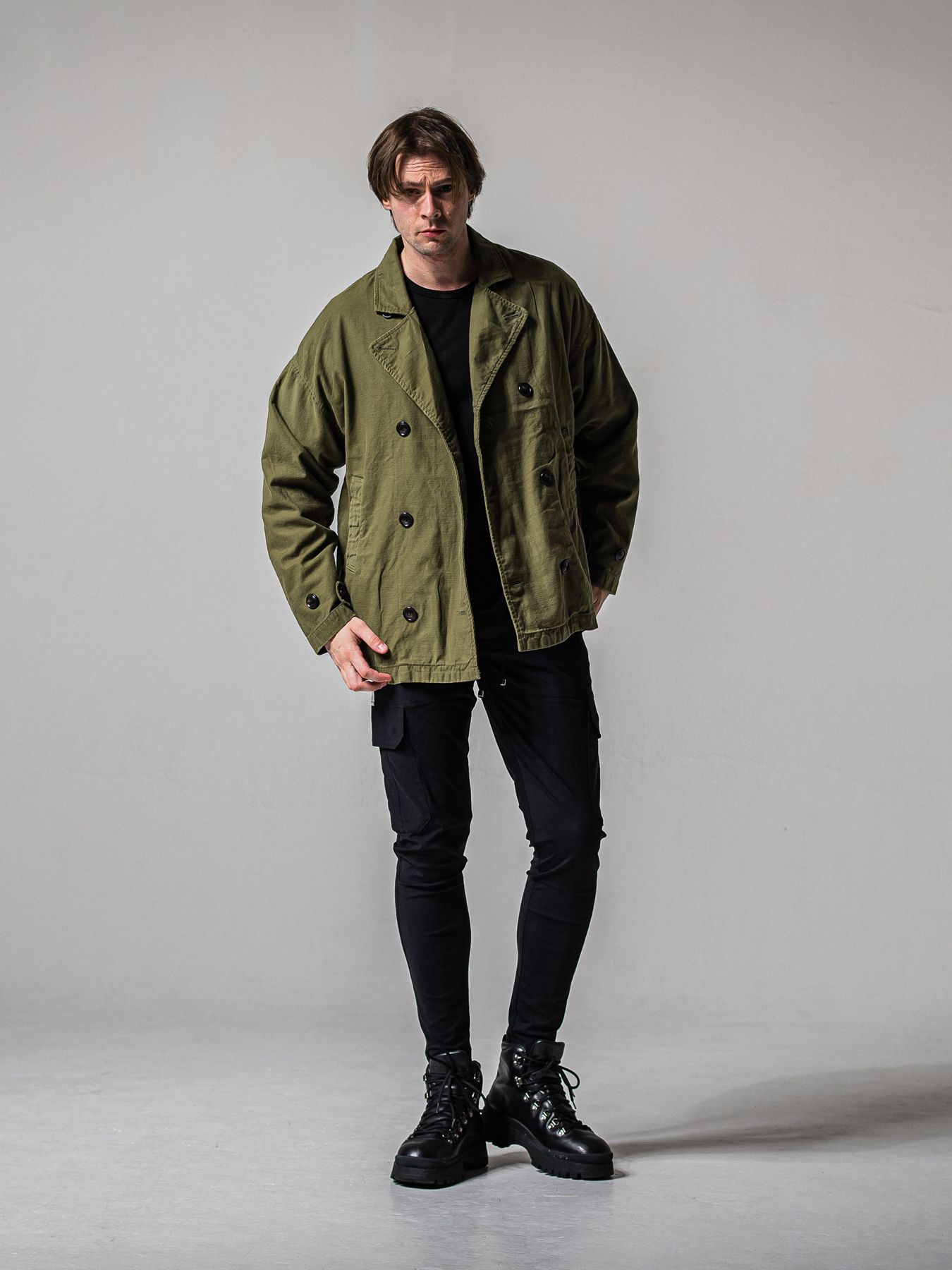 【予約品 11月16日(日) 締切】DARREL CARGO PT / ダレル ナイロンカーゴパンツ / ブラック