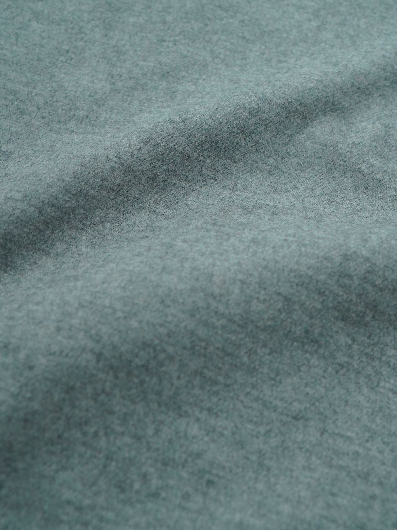 【予約品 】Woolnapp shirts / ウールシャツ / 杢グレー