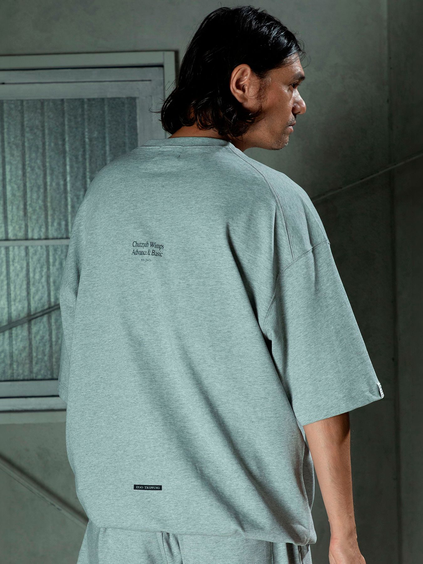 【予約品 11月9日(月) 締切】HEAVYJERSEY Chipped / ヘビーオンスジャージー Tシャツ / 杢グレー