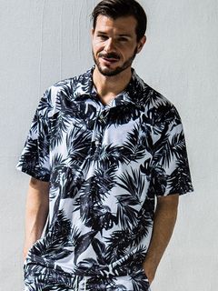 Leaf RUSH OVER POLO ポロシャツ / WHITE