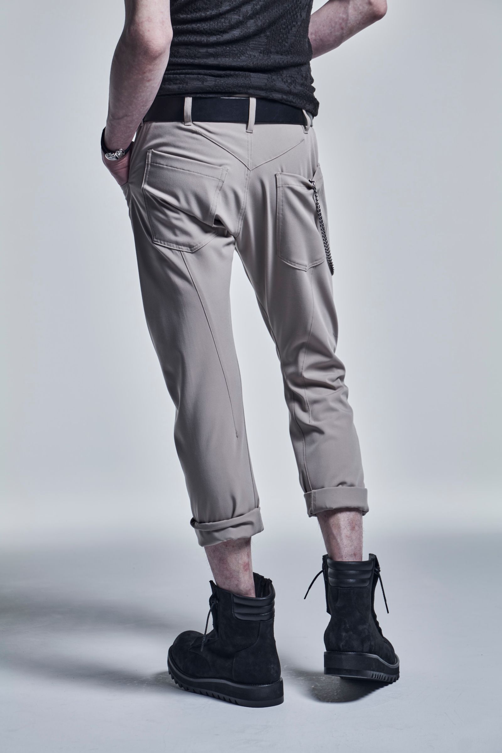 《予約品》 CurvedPants StretchTwill / Beige 【kiryuyrik】 7月入荷予定