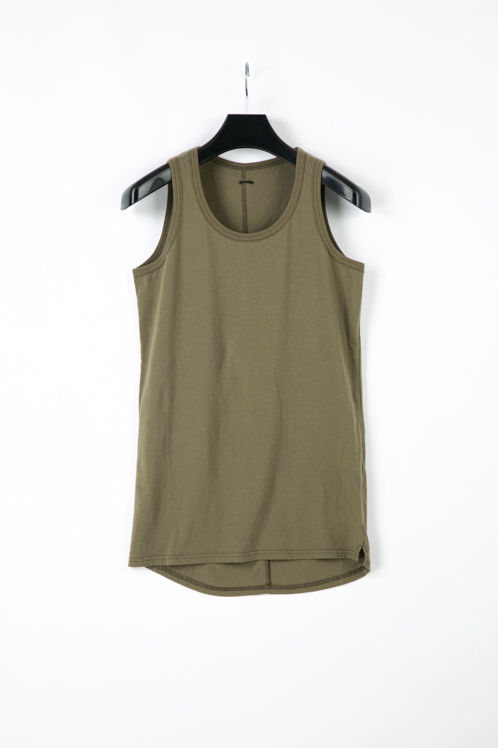 30/- ナチュラルソフト天竺 タンクトップ / KHAKI 【STRUM】