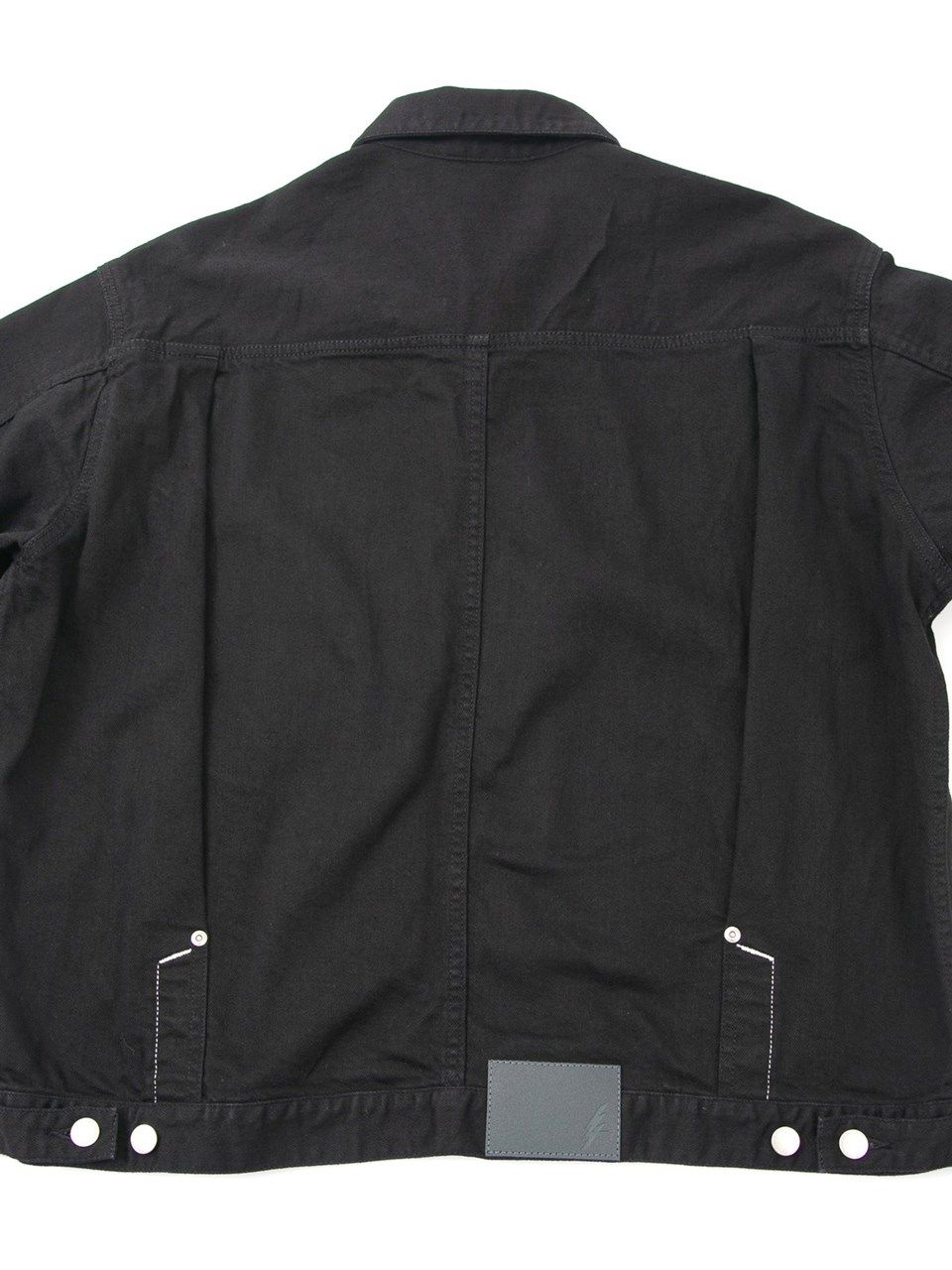 11oz Organic Cotton Stretch Denim Jacket / 11oz オーガニックコットン ストレッチデニム ジャケット / Jimmy / ブラック