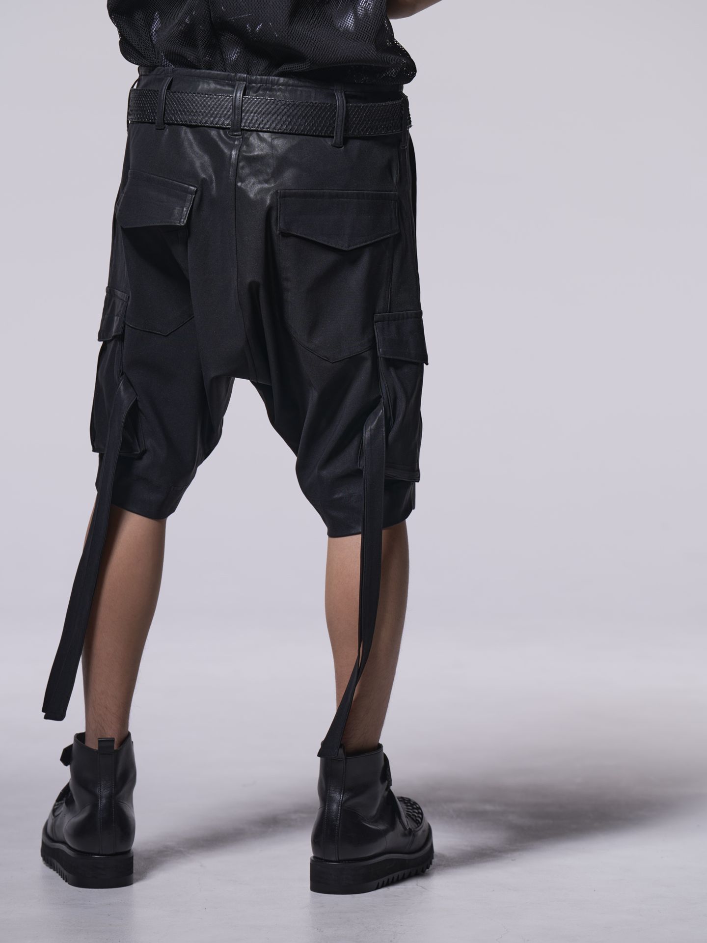 《予約品》 SarouelShortCargo / サルエルショートカーゴ / ブラック・コーティング