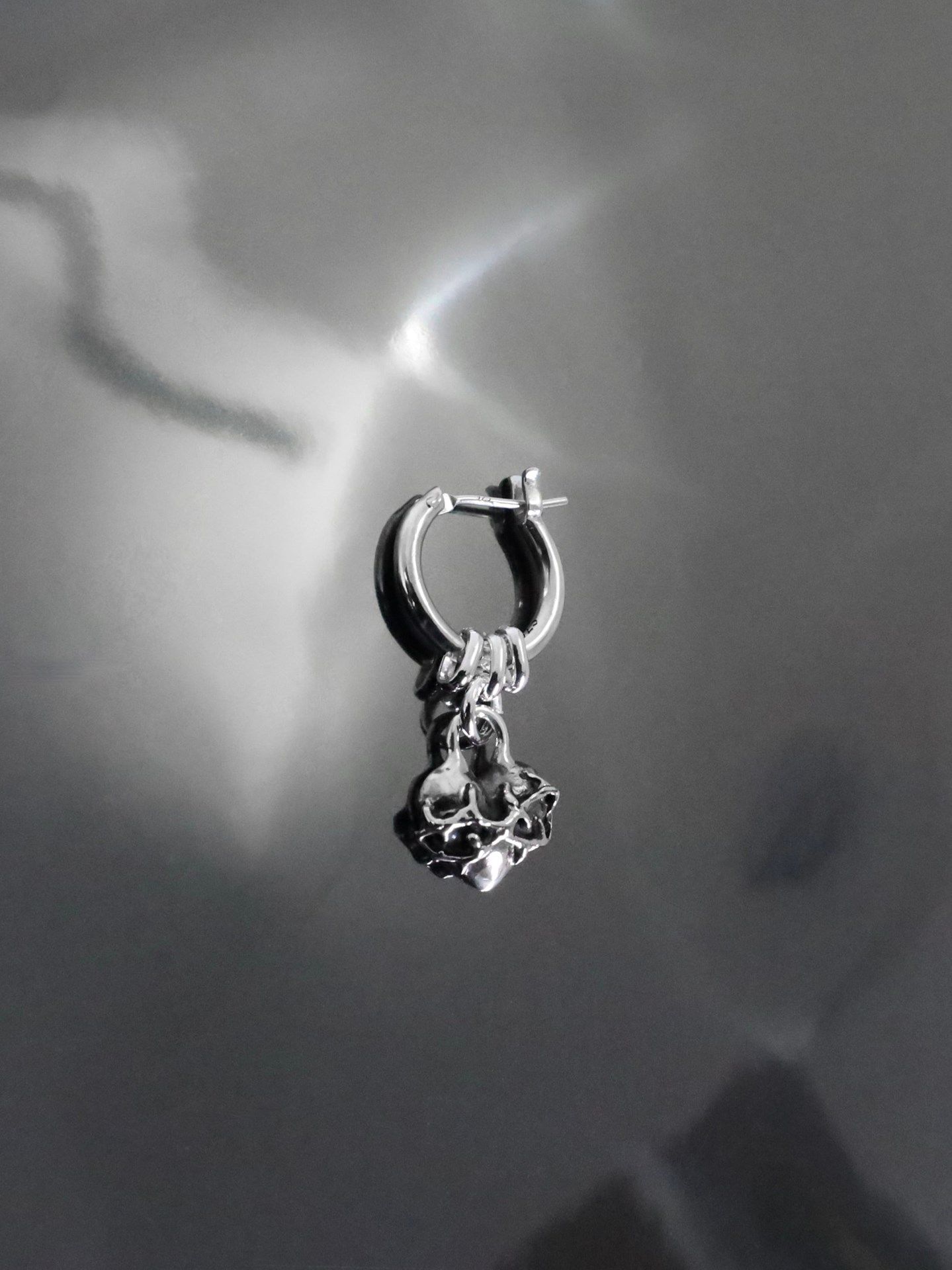 《受注生産》 THIN HOOP with OVAL and HEART / シンフープ ウィズ オーバル&ハート 【注文から2～3週間後入荷予定】