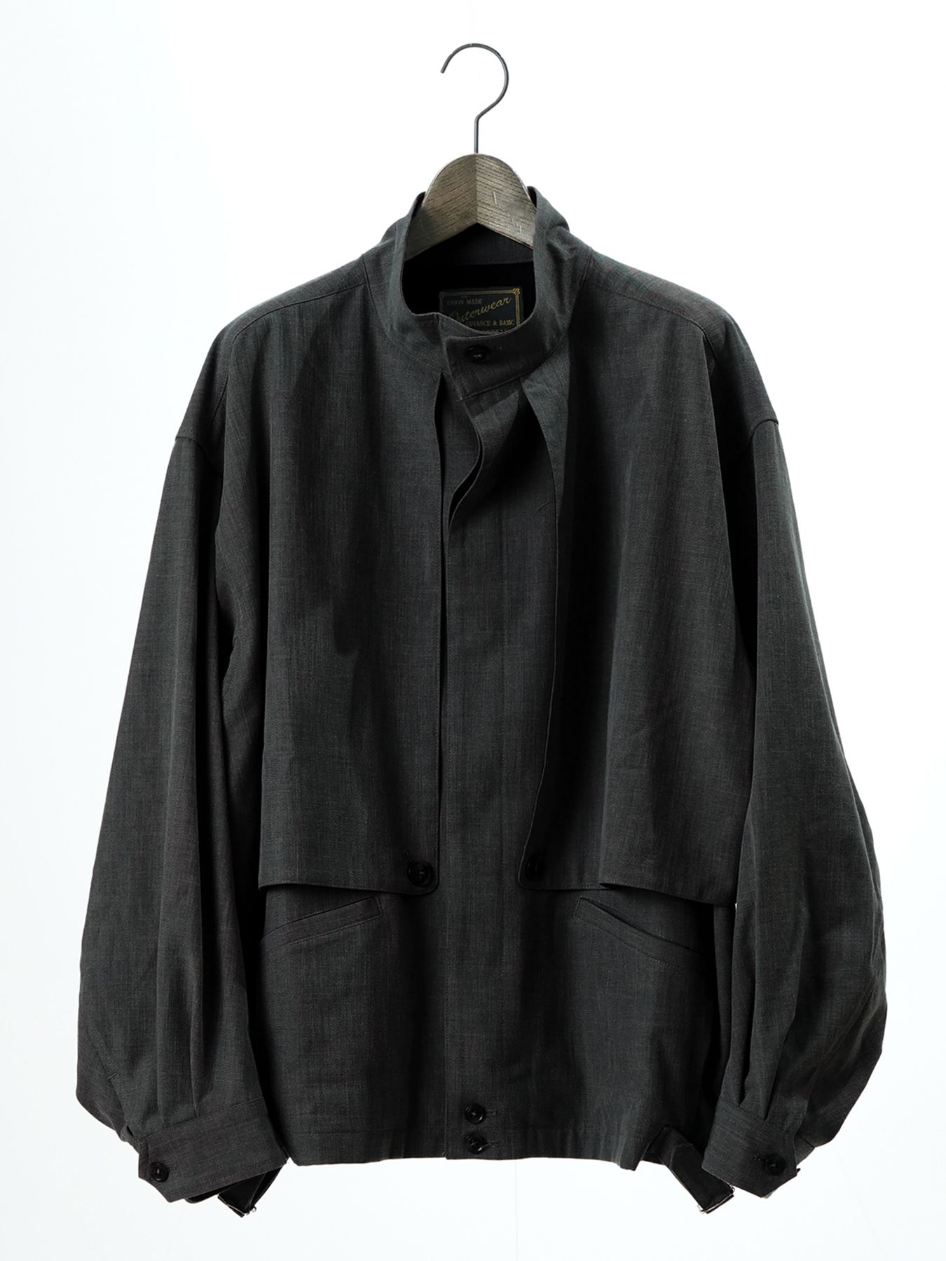 【予約品 10月26日(日) 締切】TRENCHSWINGTOP / トレンチスイングトップ / moku.CHARCOAL