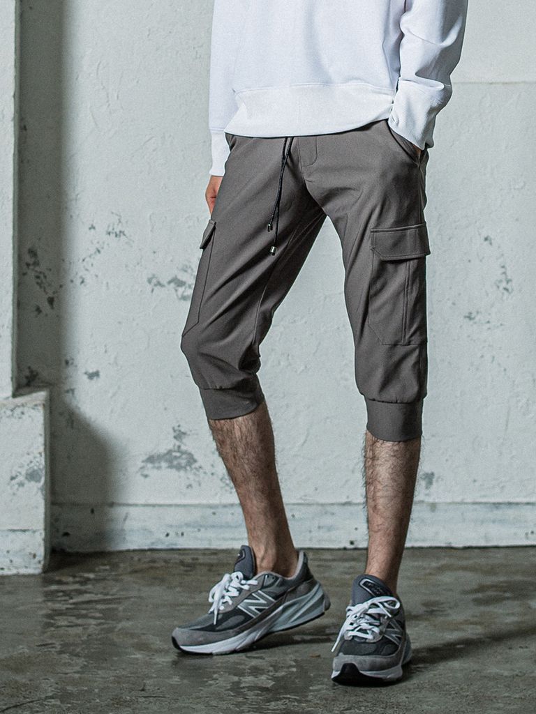 cargo cropped PTクロップドカーゴパンツ / グレー