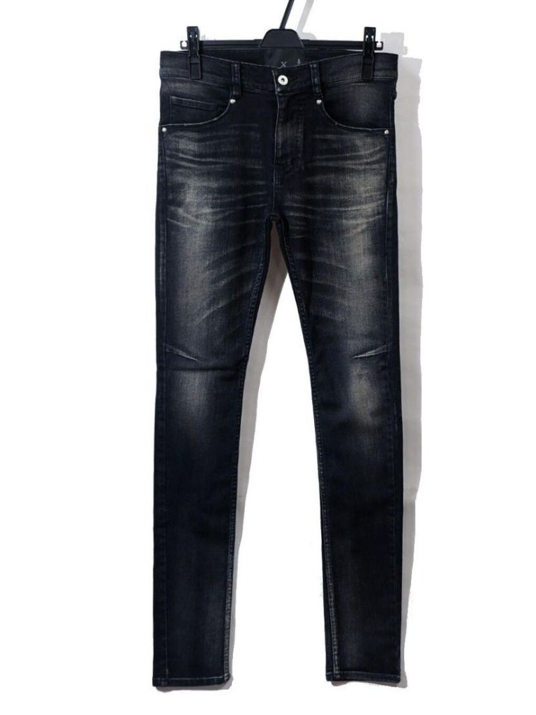 Hybrid Stretch USED Skinny Denim Pants / D.GRAY 【ys Yuji SUGENO】
