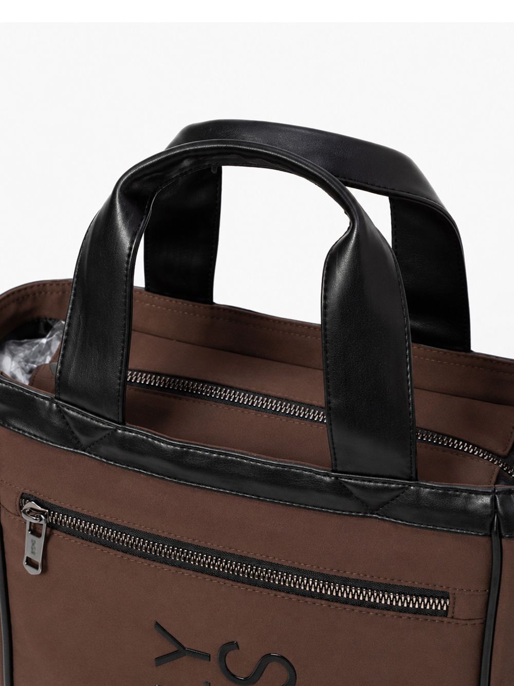 WOVEN INSULATION CART BAG / ウーブン インサレーション カートバッグ / ブラウン 【SY32 by SWEET YEARS GOLF】