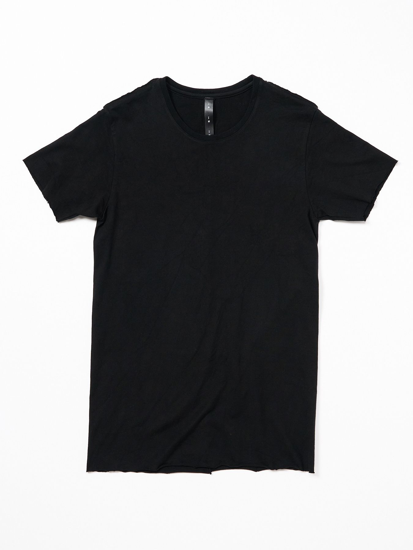 【予約品 9月23日(火) 締切】cut-off crew-neck S/S / カットオフ クルーネック ショートスリーブ / ディープブラック