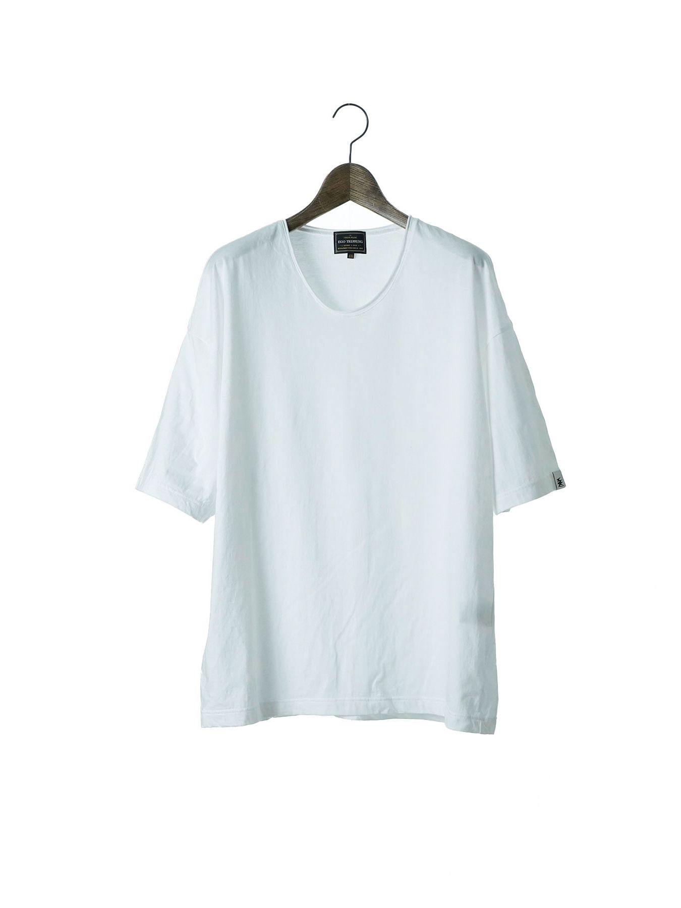 CREWNOT / VネックTシャツ / ホワイト