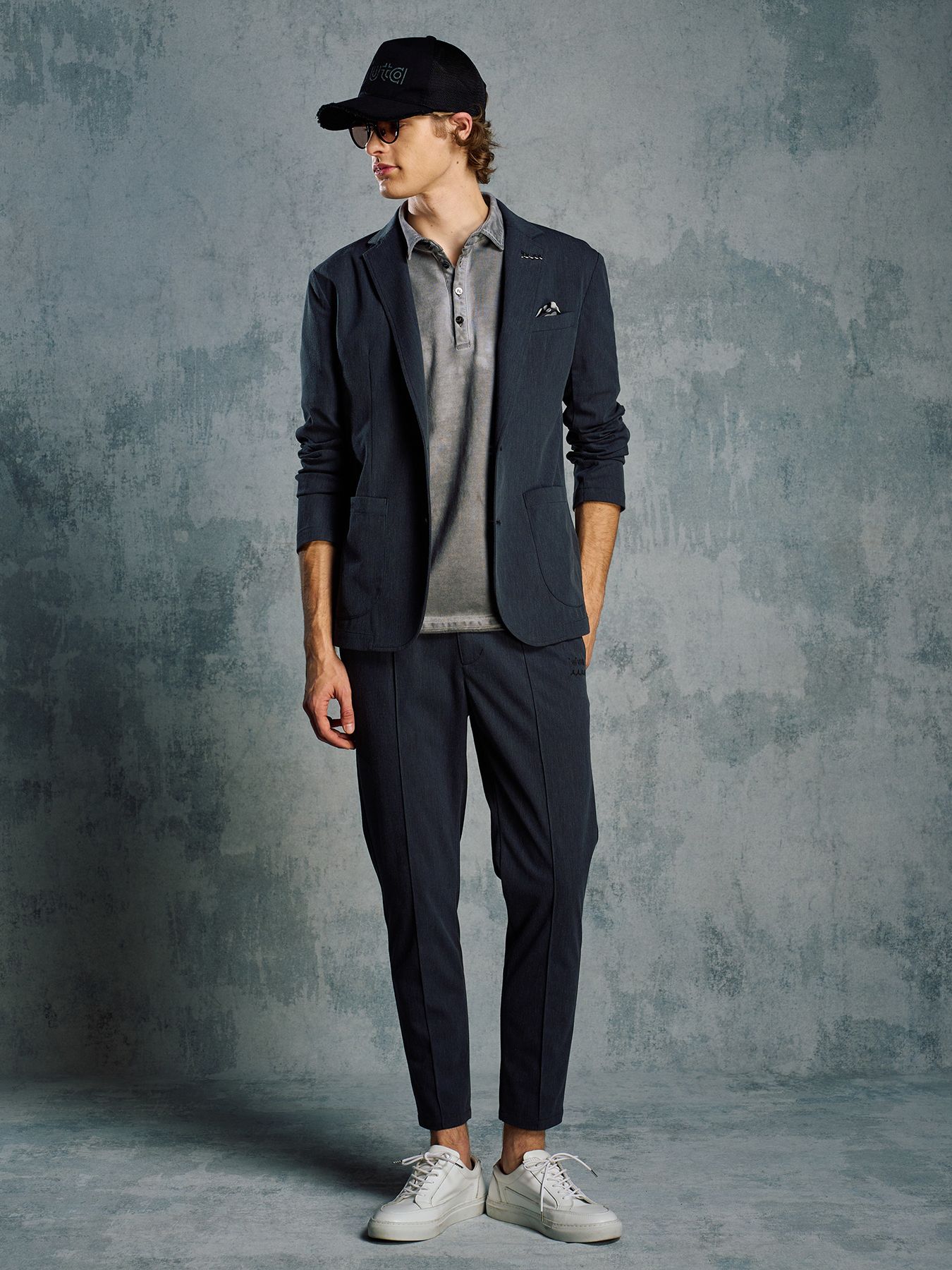 【予約品 1月25日(日) 締切】muta × wjk collection：smart jacket / スマートジャケット / チャコール