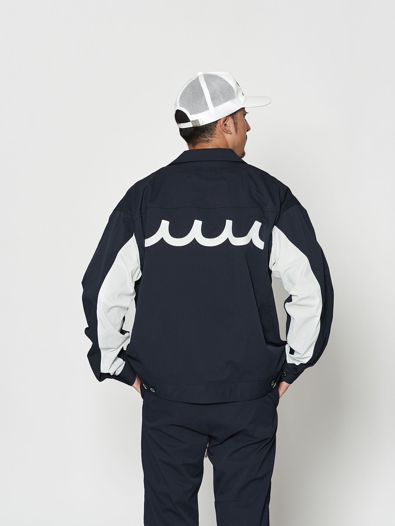 【予約品 10月9日(木) 締切】muta Trucker Jacket / トラッカージャケット / ネイビー【Acanthus × muta MARINE】