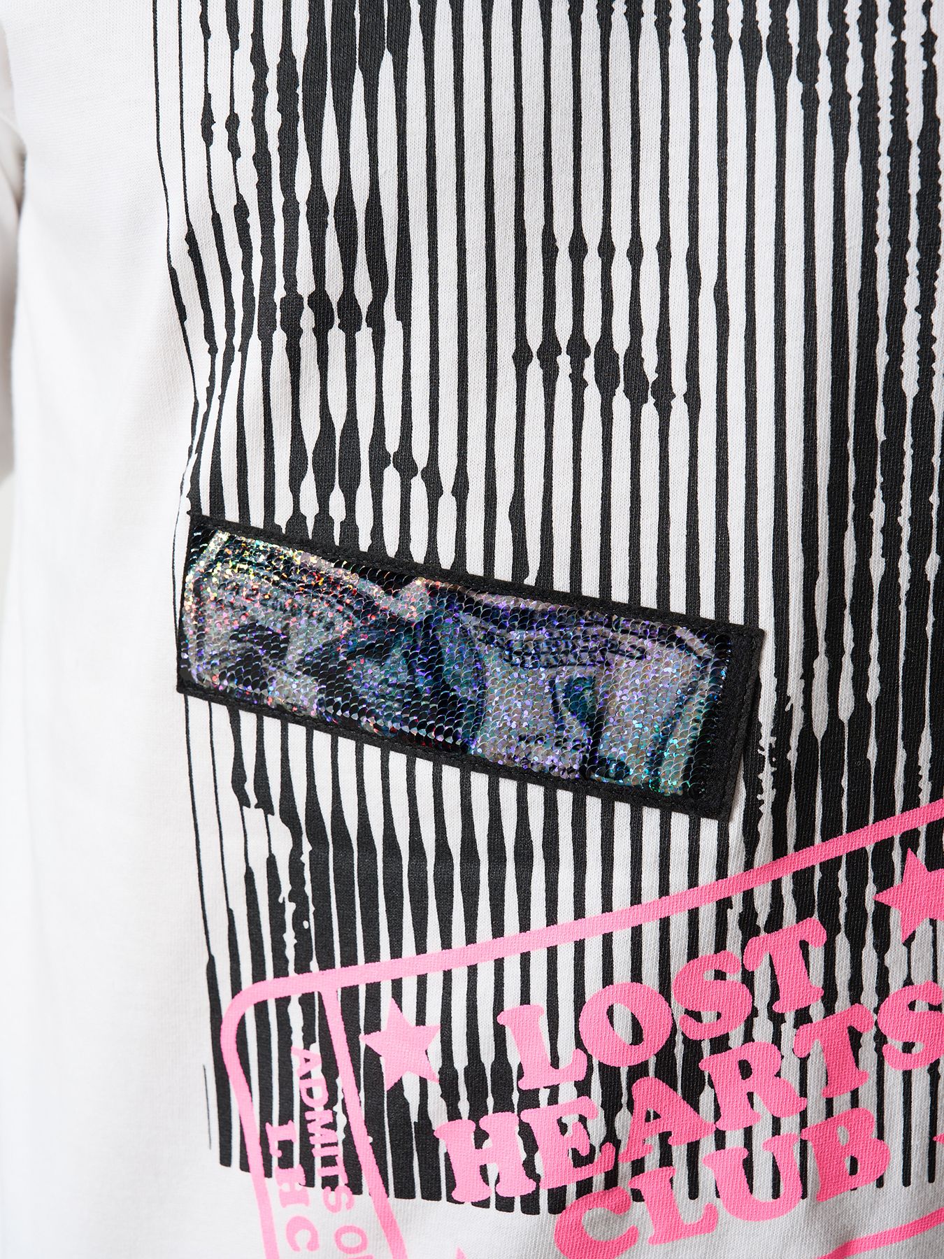 【予約品 5月8日(木) AM10時 締切】 5.6ozコットン天竺 LOST HEARTS シークインLS Tシャツ / ホワイト