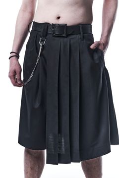 《予約品》 PleatsSkirtPants スカートパンツ TWS Tropical / Black 【kiryuyrik】 7月入荷予定