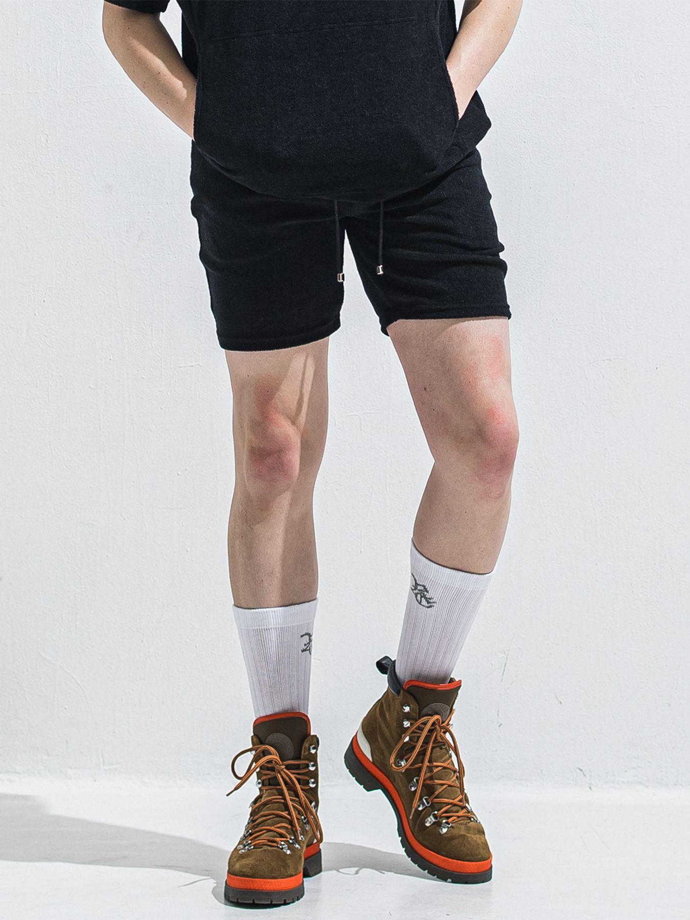 【予約品 2月15日(日) 18:00 締切】VINTAGE PILE SHORTS / パイルショートパンツ / ブラック
