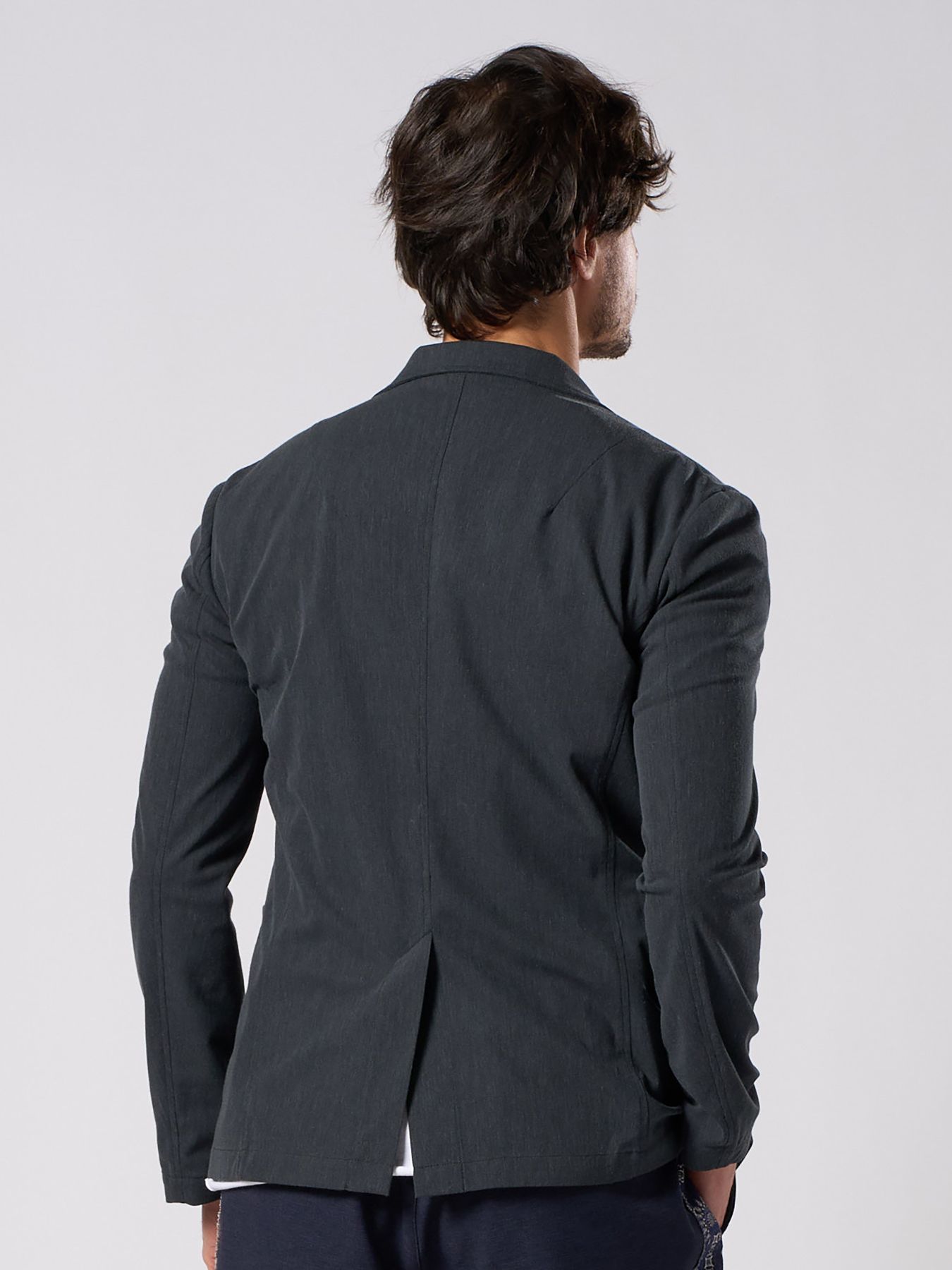 【予約品 1月25日(日) 締切】muta × wjk collection：smart jacket / スマートジャケット / チャコール