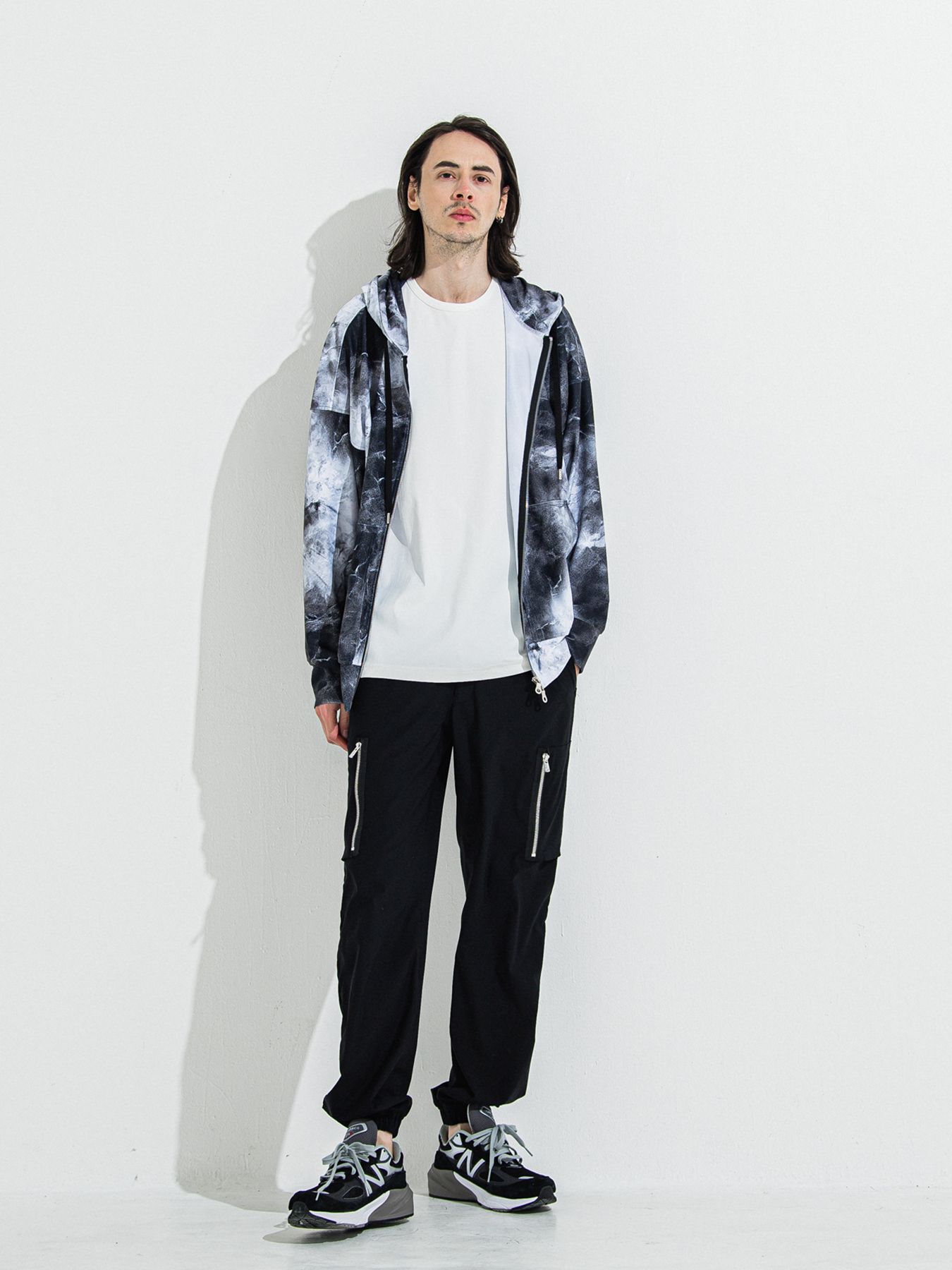 【予約品 】DAVID NYLON CARGO PANTS / デヴィッドナイロンカーゴパンツ / ブラック