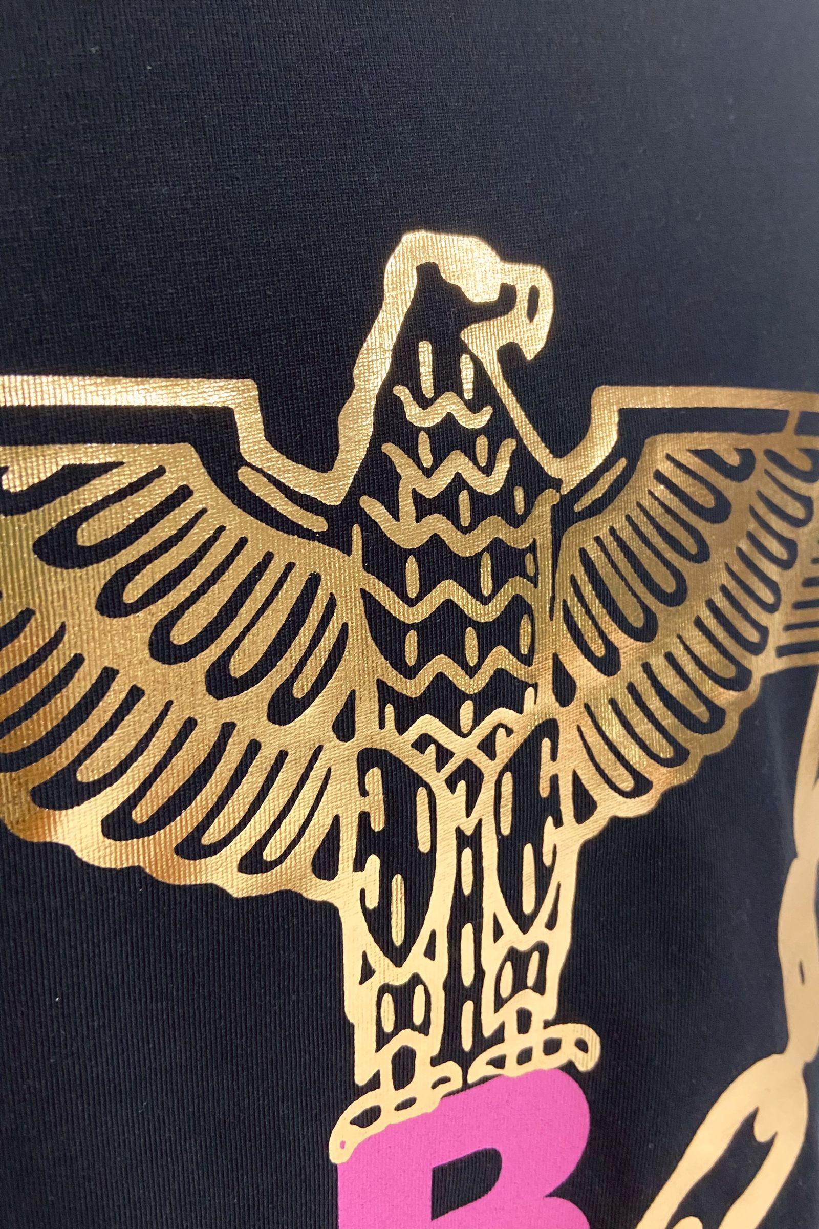 eagle chain boy T-shirt / Black 【BOY LONDON】