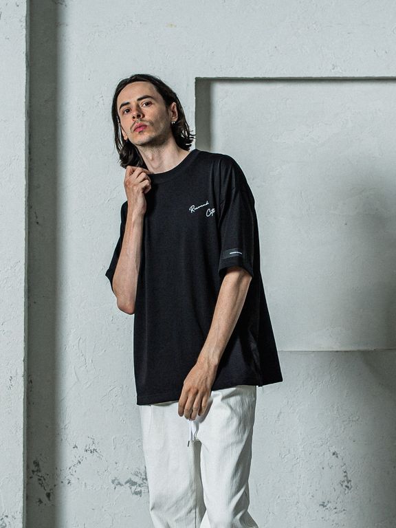 《予約11月17日19時締め》 BACK Photo OVER  TEE / オーバーTシャツ / ブラック