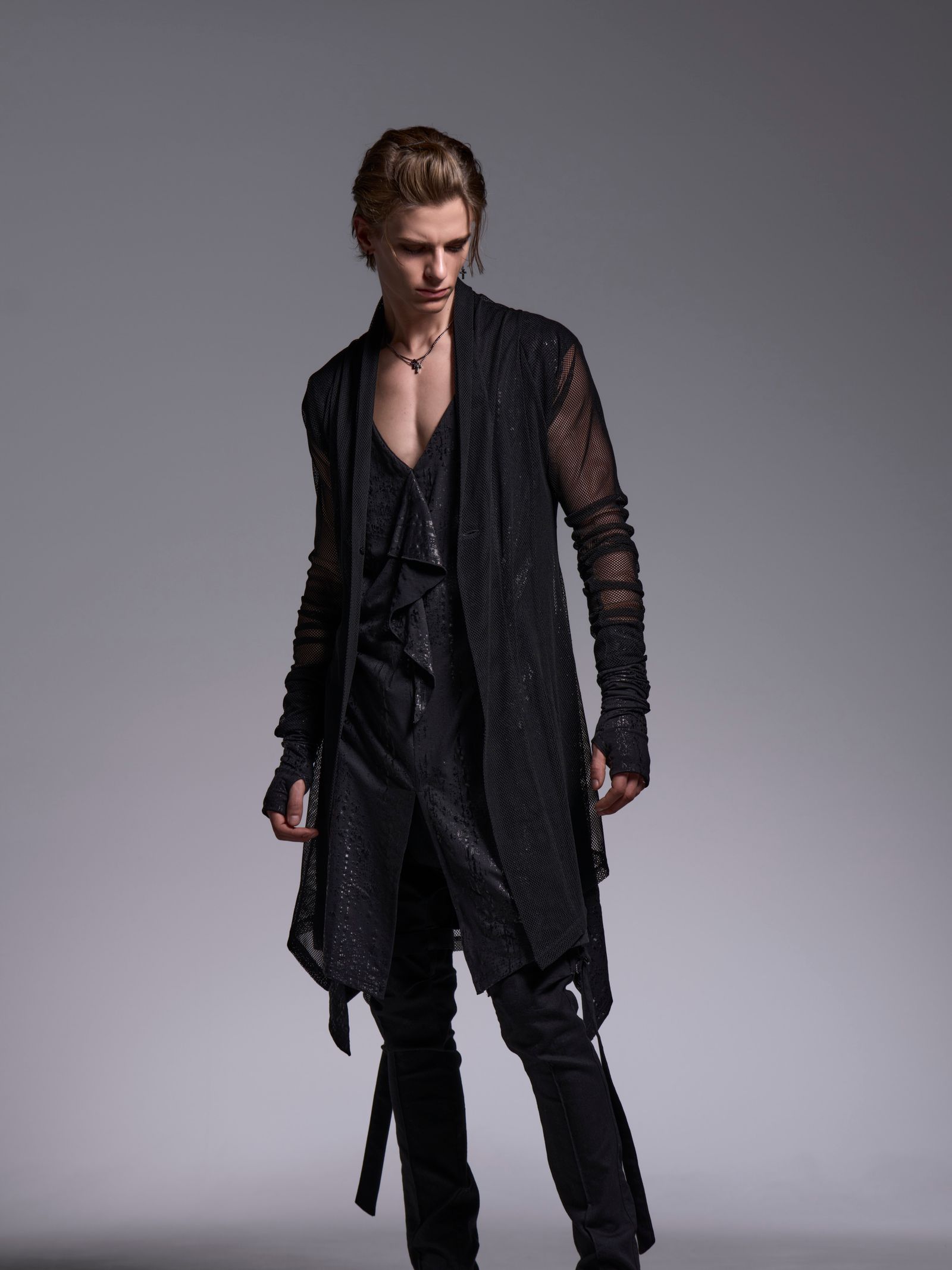 【予約品 1月4日(日) 締切】Dolman Sleeve Cardigan / ドルマンスリーブ カーディガン / ブラック