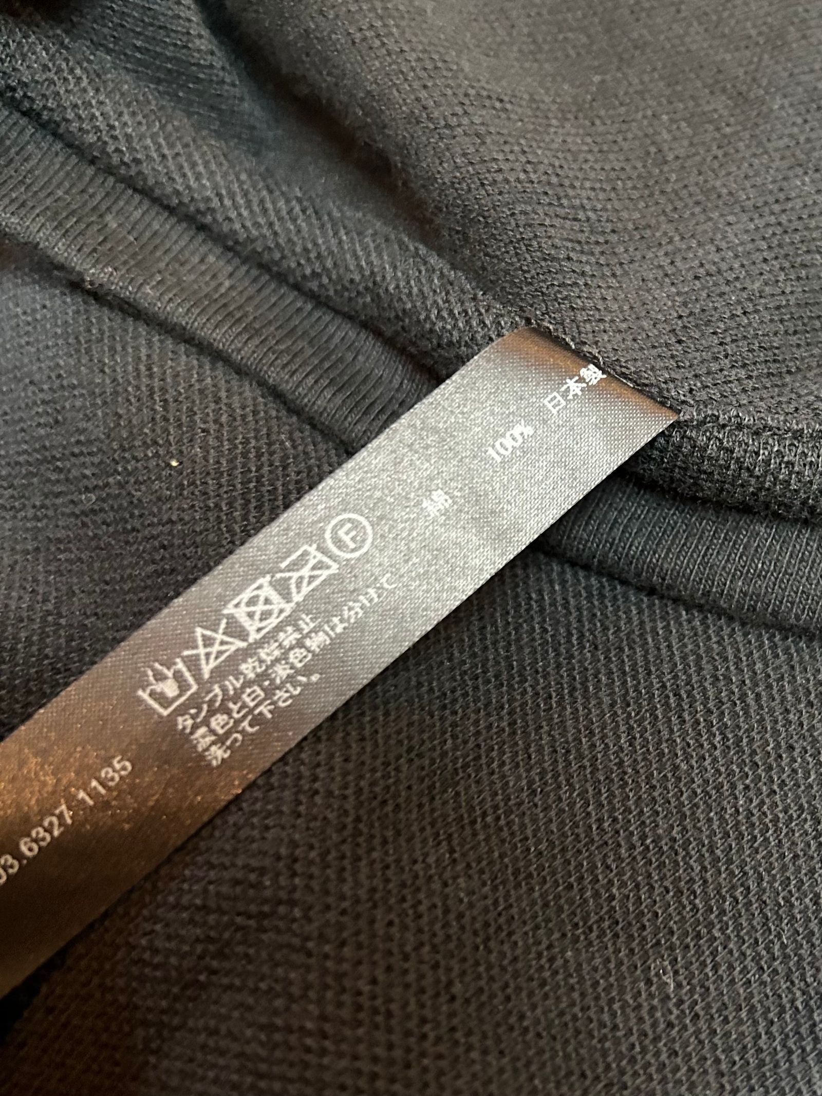 F*o様 45R　紺系　半袖Tシャツ　鹿の子地　タツノオトシゴ刺繍　星2つでサイ F*o様 45R 紺系 半袖Tシャツ 鹿の子地 タツノオトシゴ刺繍 星2つ
