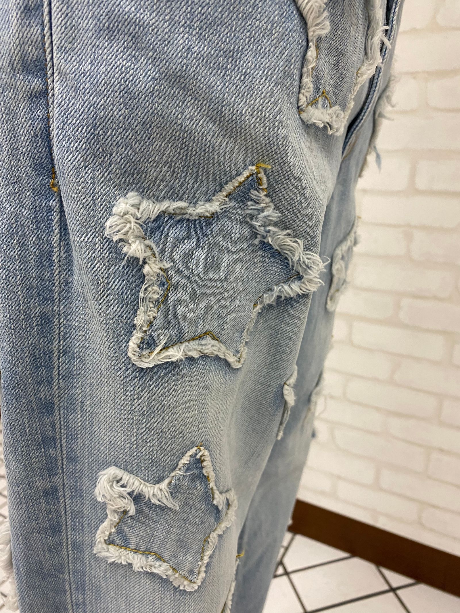 16スター☆デニムパンツ ライトインディゴブルー「71MICHAELミッシェル」