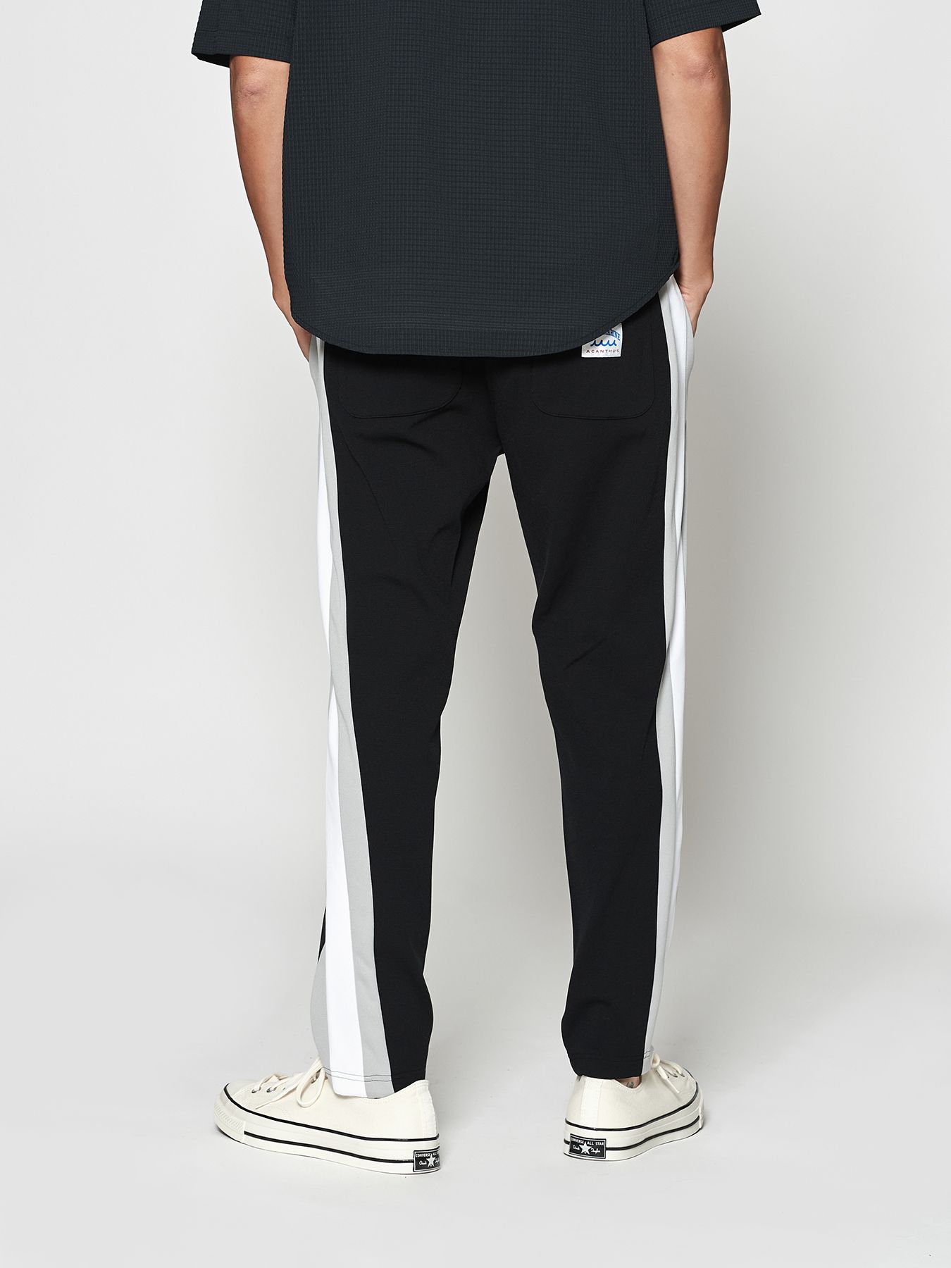 【予約品 10月9日(木) 締切】muta Track Pants / トラックパンツ / ブラック【Acanthus × muta MARINE】