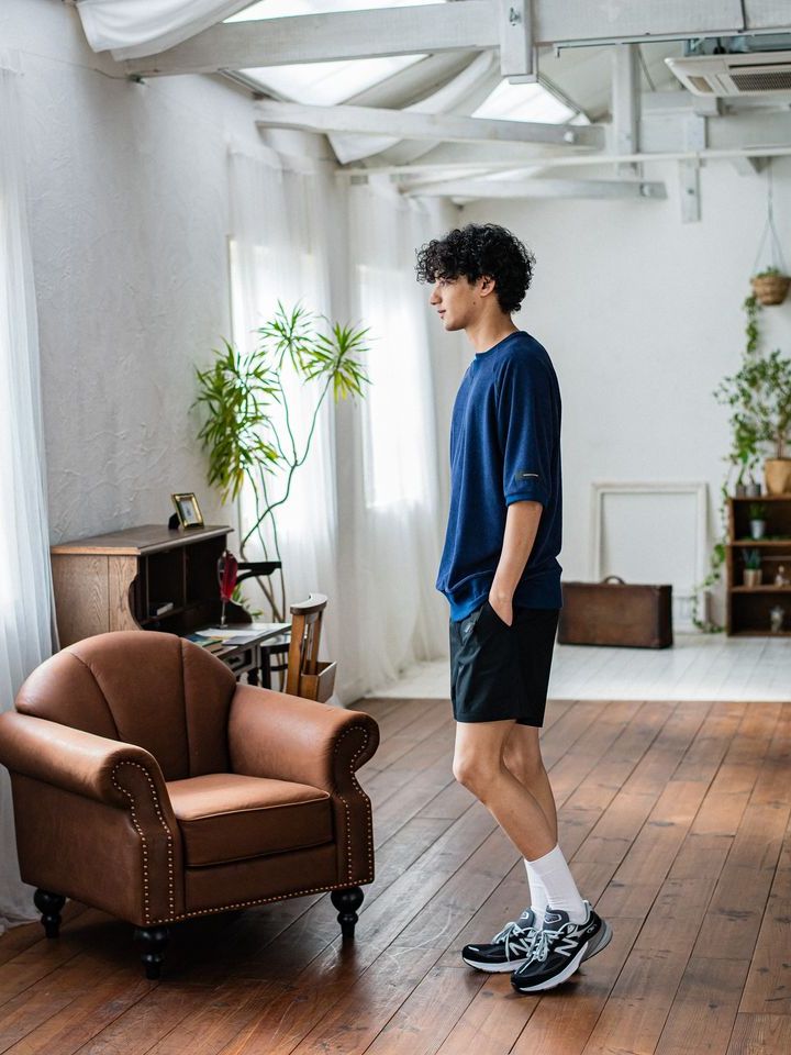 《予約品3月3日18：00締め》 PAT SHORTS / ベルト付きショーツ / ブラック