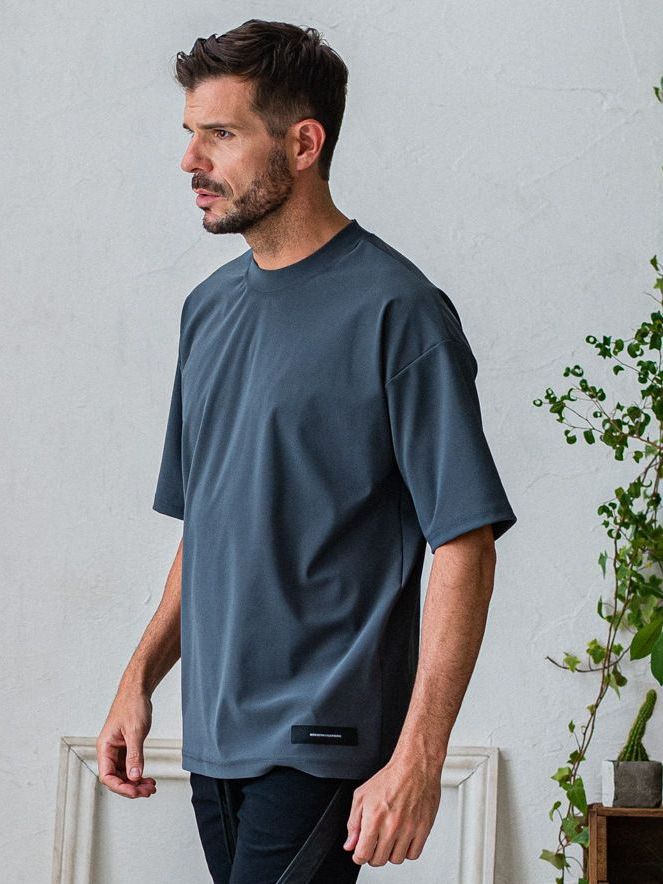 《予約品3月3日18：00締め》 OX JERSEY  OVER TEE / オーバーTシャツ / チャコール
